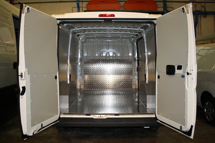 Aluminium vloerplaat bestelwagen